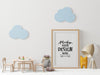 Poster Frame In Living Room Psd Mockup Psd