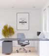 Poster Frame In Living Room Psd Mockup Psd