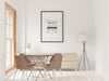 Poster Frame In Living Room Psd Mockup Psd