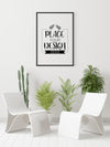 Poster Frame In Living Room Psd Mockup Psd