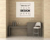 Poster Frame In Living Room Psd Mockup Psd