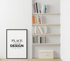 Poster Frame In Living Room Psd Mockup Psd