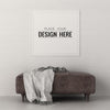 Poster Frame In Living Room Psd Mockup Psd