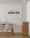 Poster Frame In Living Room Psd Mockup Psd