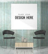 Poster Frame In Living Room Psd