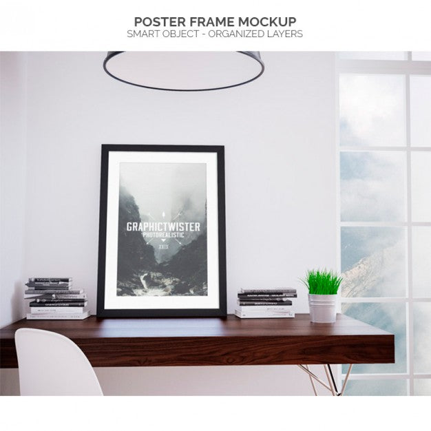 Poster Frame Mock Up Psd