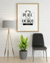 Poster Frame Mockup In Living Room Psd