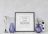 Poster Frame Mockup In Living Room Psd