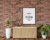 Poster Frame Mockup In Living Room Psd