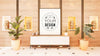 Poster Frame Mockup In Living Room Psd