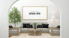 Poster Frame Mockup In Living Room Psd