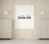 Poster Frame Mockup In Living Room Psd