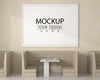 Poster Frame Mockup In Living Room Psd