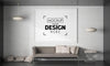 Poster Frame Mockup In Living Room Psd