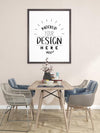 Poster Frame Mockup In Living Room Psd