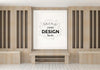 Poster Frame Mockup In Living Room Psd