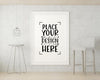 Poster Frame Mockup In Living Room Psd