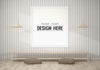 Poster Frame Mockup In Living Room Psd