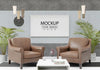 Poster Frame Mockup In Living Room Psd