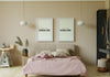 Poster Frame Mockup Interior In A Bedroom Psd