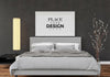 Poster Frame Mockup Interior In A Bedroom Psd