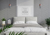 Poster Frame Mockup Interior In A Bedroom Psd