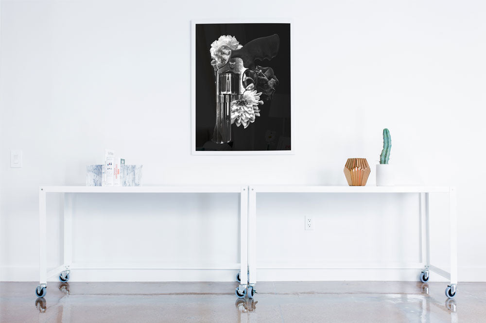 Home Living Room Picture or Photo Frame Mockup