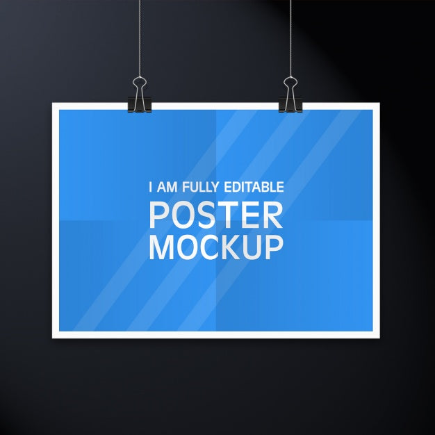 Poster Mock Up Design Psd