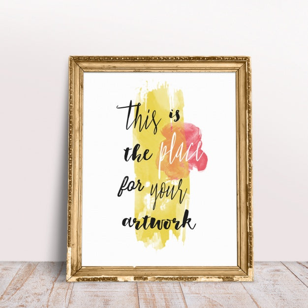 Poster Mock Up Template Psd