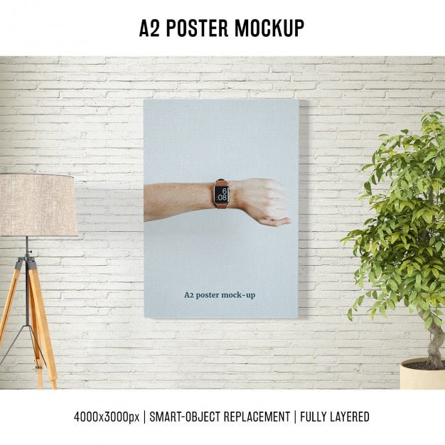Poster Mock Up Template Psd