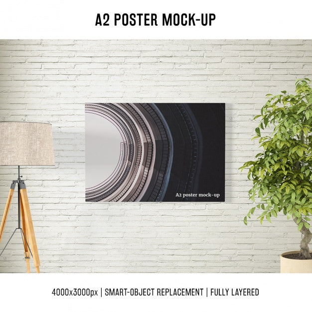 Poster Mock Up Template Psd