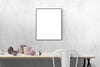 Clean and Beatiful Blank White Frame or Poster Photo Mockup