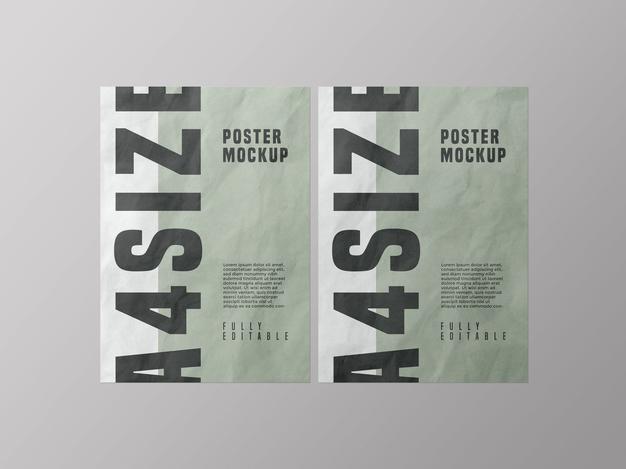 Poster Mockup Design Psd Psd