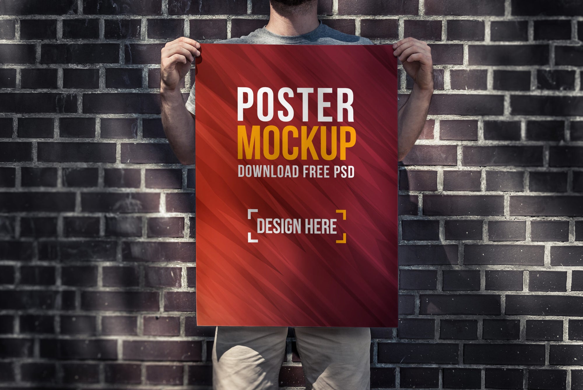 Poster Mockup Psd – 4 Mockups Bundle Bie