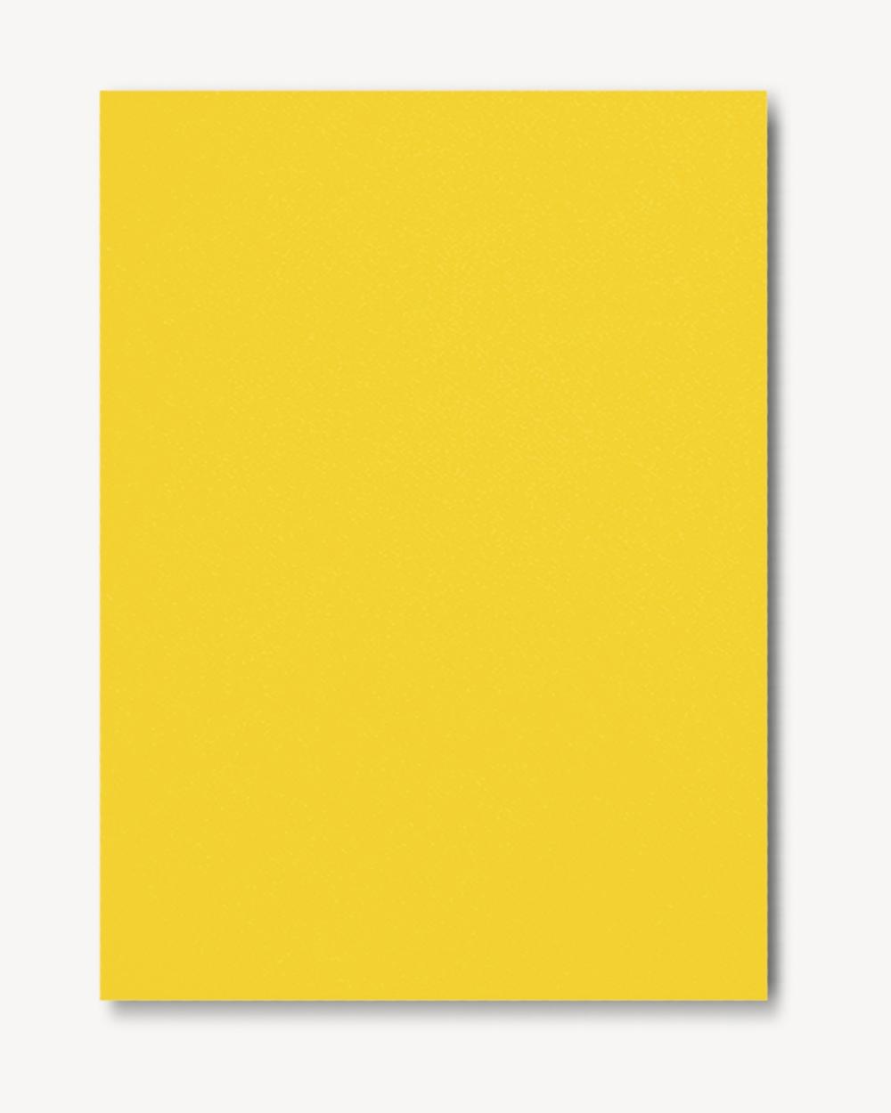 Poster Mockup, Realistic Yellow Paper Psd