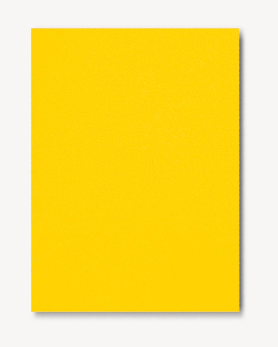 Poster Mockup, Realistic Yellow Paper Psd