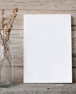 Poster Mockup With Wood Wall