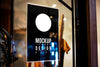 Poster Sign Mockup On A Window Psd