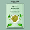 Poster Template Concept For Matcha Tea Psd