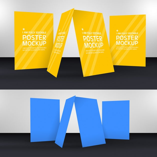 Posters Mock Up Template Psd