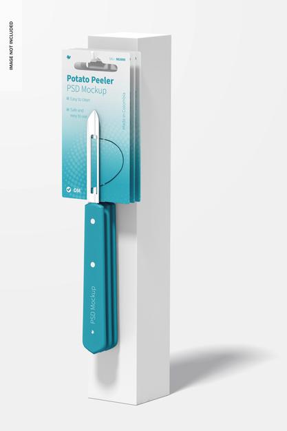 Potato Peelers Set Mockup Psd