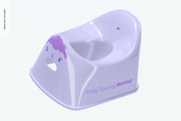 Potty Training Mockup, Floating Psd