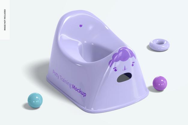 Potty Training Mockup Psd