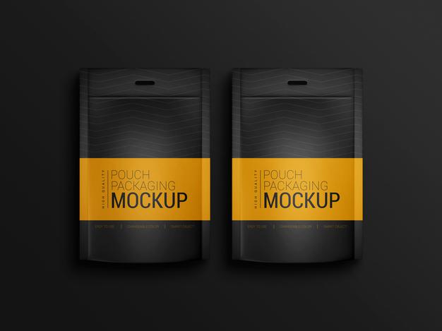 Pouch Packaging Mockup Psd