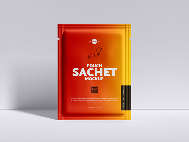 Pouch Sachet Mockup Psd
