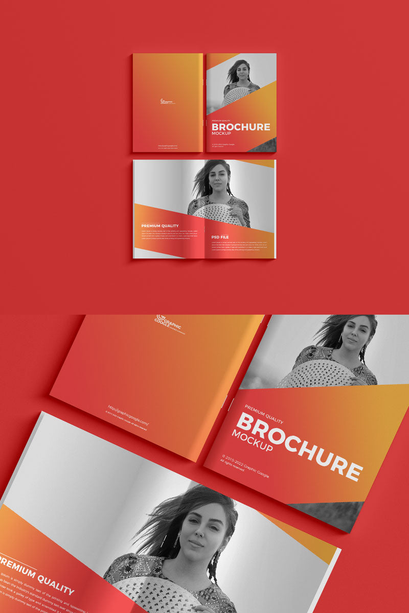 Premium A4 Brochure Mockup