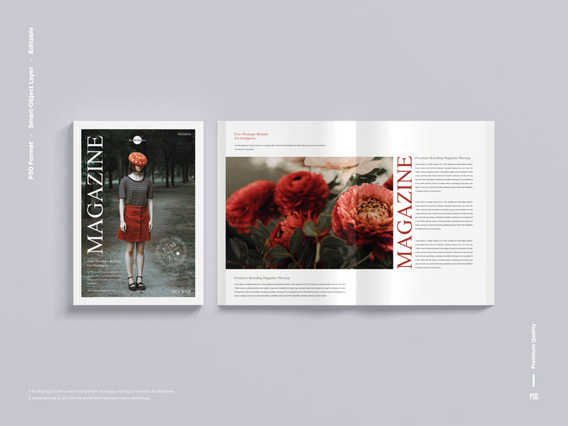 Premium Branding Magazine Mockup
