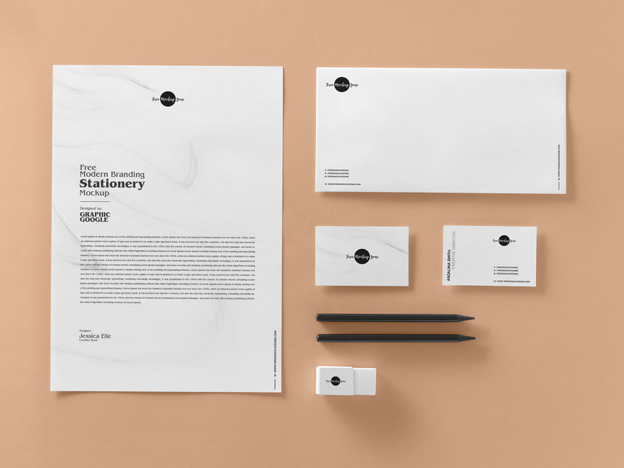 Premium Branding Stationery Mockup Psd 2018
