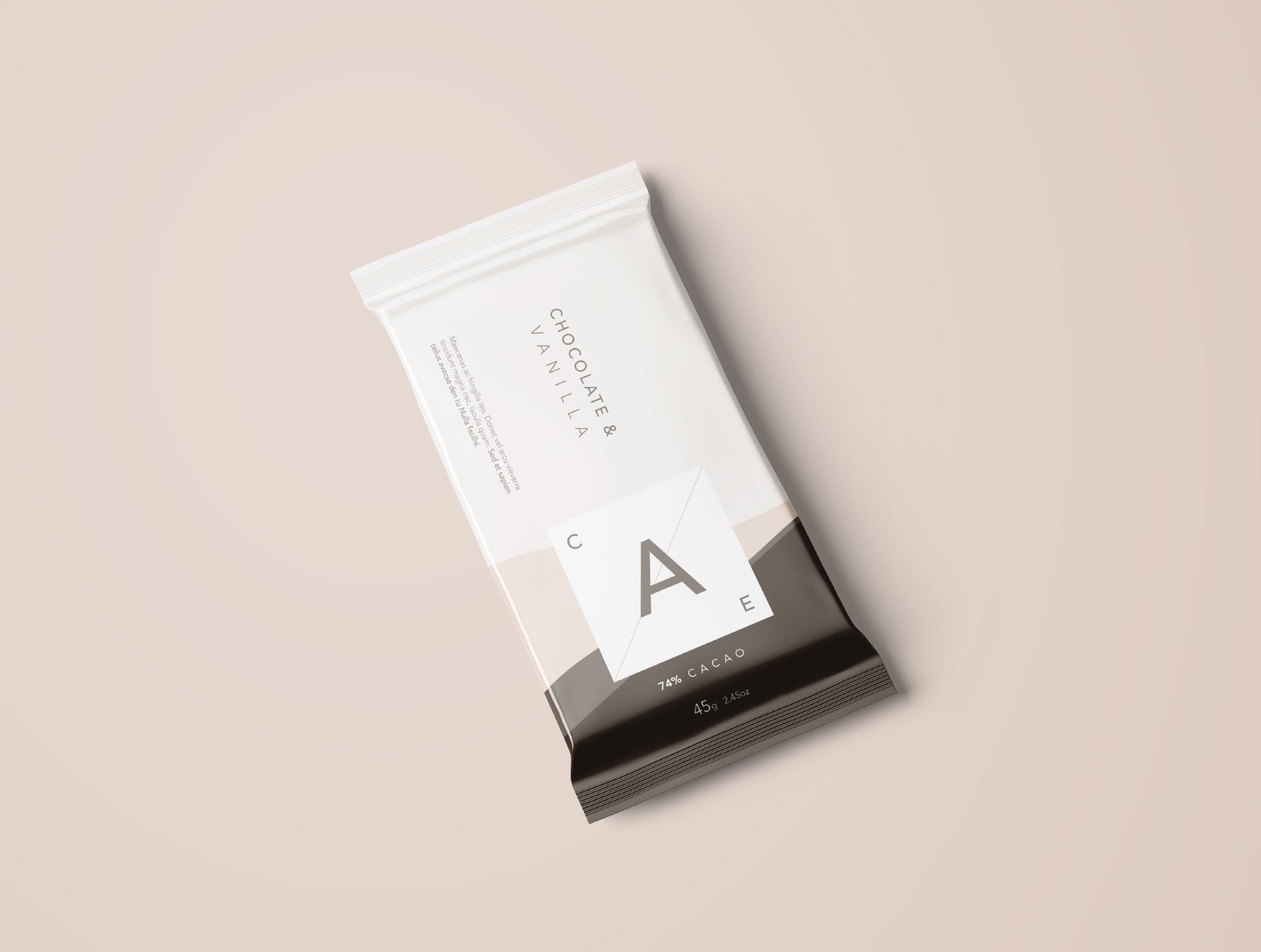 Premium Chocolate Bar Mockup