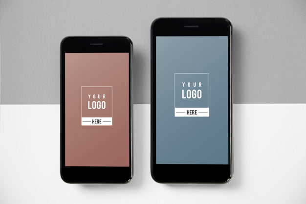Premium Mobile Phone Screen Mockup Template Psd